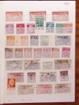 1849-1989, lot de 13 albums et classeurs comprenant