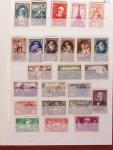 1849-1989, lot de 13 albums et classeurs comprenant
