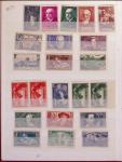 1849-1989, lot de 13 albums et classeurs comprenant