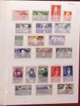 1849-1989, lot de 13 albums et classeurs comprenant
