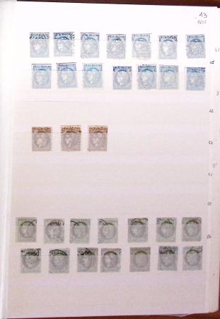 1849-1989, lot de 13 albums et classeurs comprenant