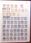 1849-1989, lot de 13 albums et classeurs comprenant