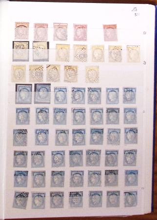 1849-1989, lot de 13 albums et classeurs comprenant