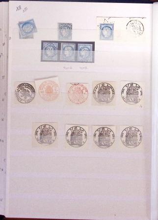 1849-1989, lot de 13 albums et classeurs comprenant