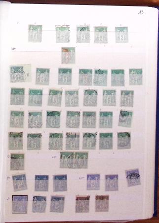 1849-1989, lot de 13 albums et classeurs comprenant