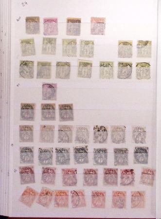 1849-1989, lot de 13 albums et classeurs comprenant