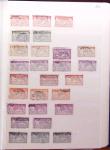 1849-1989, lot de 13 albums et classeurs comprenant