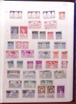 1849-1989, lot de 13 albums et classeurs comprenant
