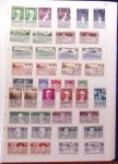 1849-1989, lot de 13 albums et classeurs comprenant