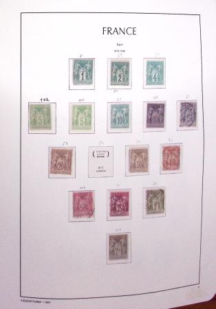 1849-1999, Collection de France en 4 albums Leuchtturm,