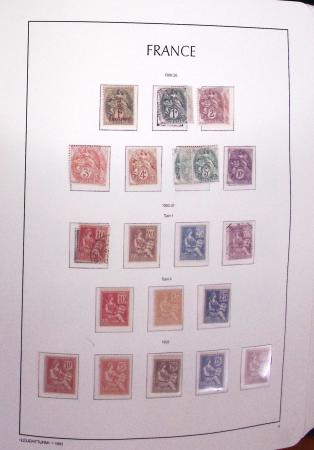 1849-1999, Collection de France en 4 albums Leuchtturm,