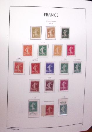 1849-1999, Collection de France en 4 albums Leuchtturm,