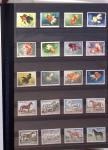 1937-2013, Lot de 16 classeurs avec faciale FRANCE et monde entier,