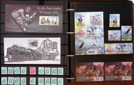 1937-2013, Lot de 16 classeurs avec faciale FRANCE et monde entier,