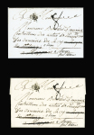 Lettre de Guadeloupe pour Royan réexpédiée à Luçon (1778) avec au verso marque manuscrite "DEBé de saujon", ind 20. TB
