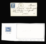 N°14 OBL PC 4098 + T22 Siecq (1862) (ind 18) et n°22 OBL GC 3404 + T22 Siecq (1864), ind 13. TB