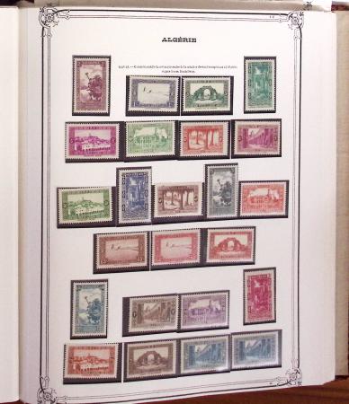 1924-1958, Collection de timbres neufs d'Algérie en