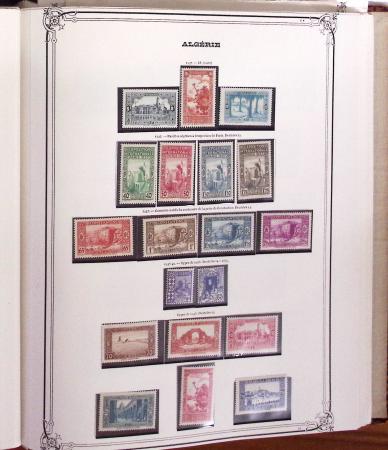 1924-1958, Collection de timbres neufs d'Algérie en