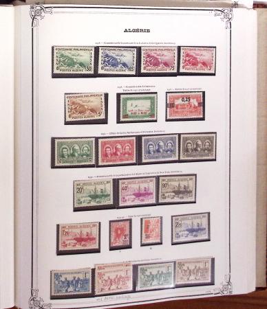 1924-1958, Collection de timbres neufs d'Algérie en