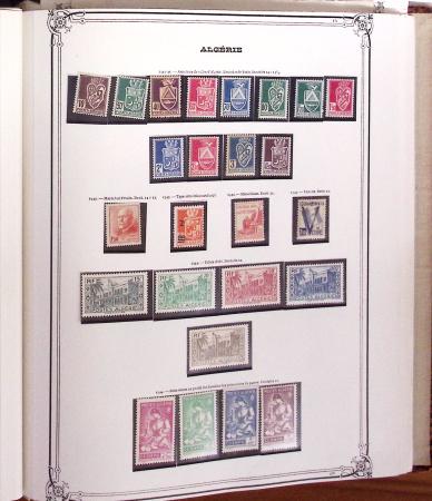 1924-1958, Collection de timbres neufs d'Algérie en