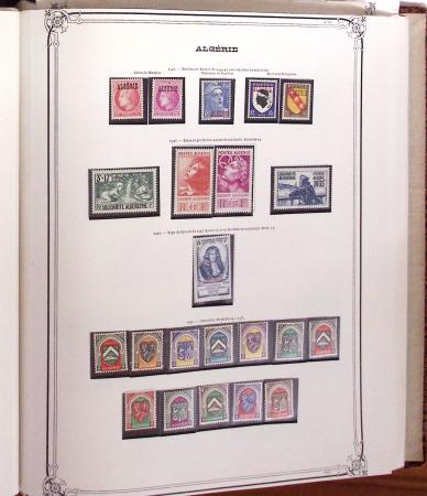 1924-1958, Collection de timbres neufs d'Algérie en