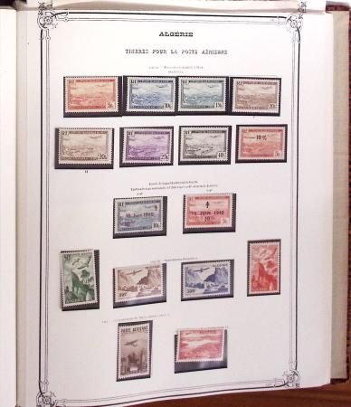 1924-1958, Collection de timbres neufs d'Algérie en