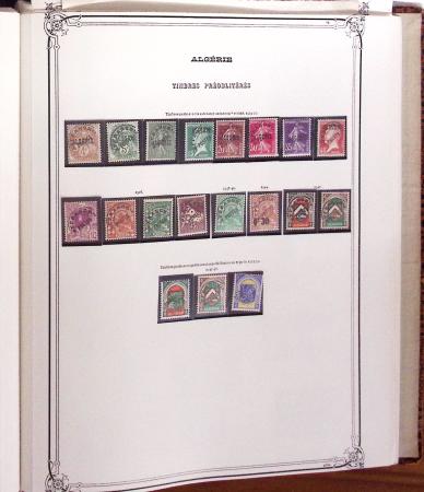 1924-1958, Collection de timbres neufs d'Algérie en