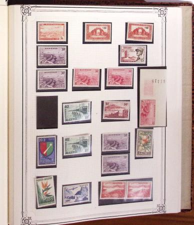 1924-1958, Collection de timbres neufs d'Algérie en