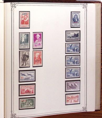 1924-1958, Collection de timbres neufs d'Algérie en