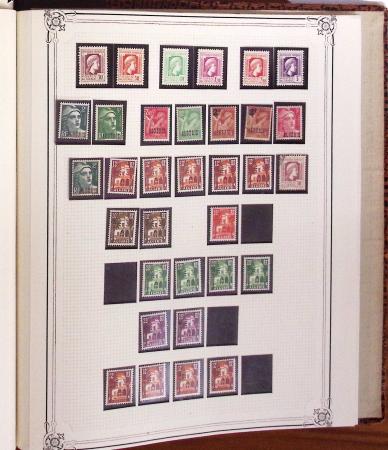 1924-1958, Collection de timbres neufs d'Algérie en