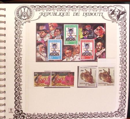 1924-1958, Collection de timbres neufs d'Algérie en