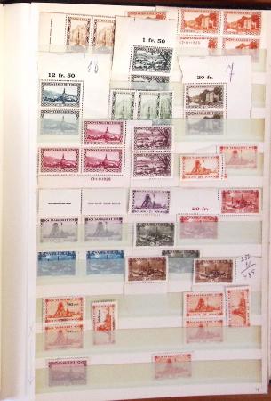 1920-1957, Collection de Sarre en 1 classeur, essentiellement