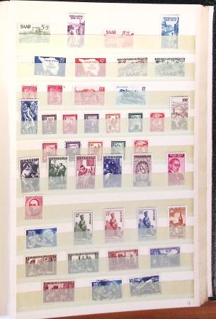 1920-1957, Collection de Sarre en 1 classeur, essentiellement