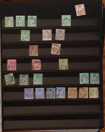1862-1992, Collection et stock en 10 classeurs, essentiellement