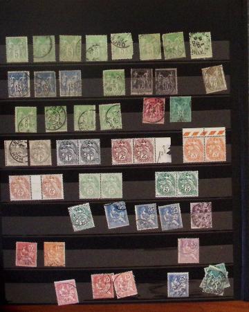 1862-1992, Collection et stock en 10 classeurs, essentiellement