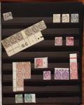 1862-1992, Collection et stock en 10 classeurs, essentiellement