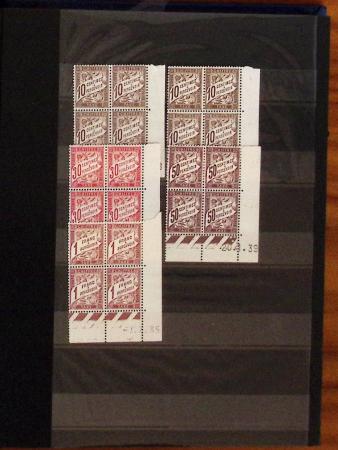 1862-1992, Collection et stock en 10 classeurs, essentiellement