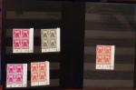 1862-1992, Collection et stock en 10 classeurs, essentiellement