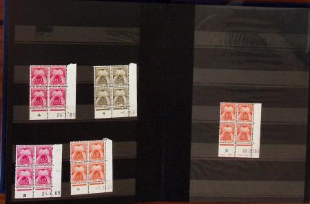 1862-1992, Collection et stock en 10 classeurs, essentiellement