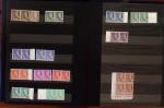 1862-1992, Collection et stock en 10 classeurs, essentiellement