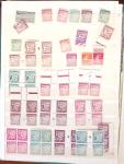 1862-1992, Collection et stock en 10 classeurs, essentiellement