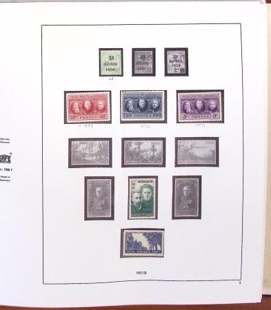 1891-2001, Plusieurs collections dont une de MONACO