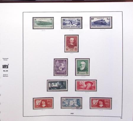 1900-2006, Collection de FRANCE (1900-2002) en 7 albums