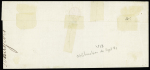 N°25 + 27 + 28 OBL CAD type 16 "Vercel" (10.9.71) sur lettre locale de sept 1871. Jolie pièce