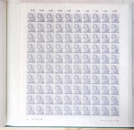 1947, SAAR II issue: Valuable selection of 14 complete
