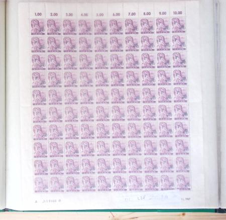 1947, SAAR II issue: Valuable selection of 14 complete