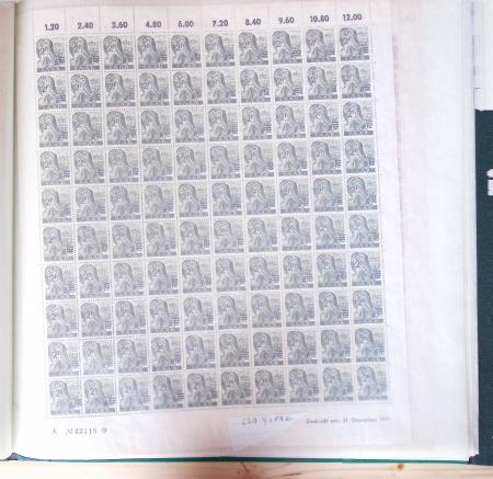 1947, SAAR II issue: Valuable selection of 14 complete