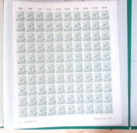1947, SAAR II issue: Valuable selection of 14 complete