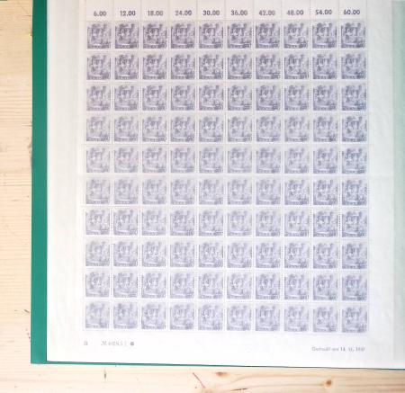 1947, SAAR II issue: Valuable selection of 14 complete