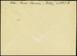 LVF n°6 à 10 OBL CAD "Feldpost" (14.8.43) sur lettre